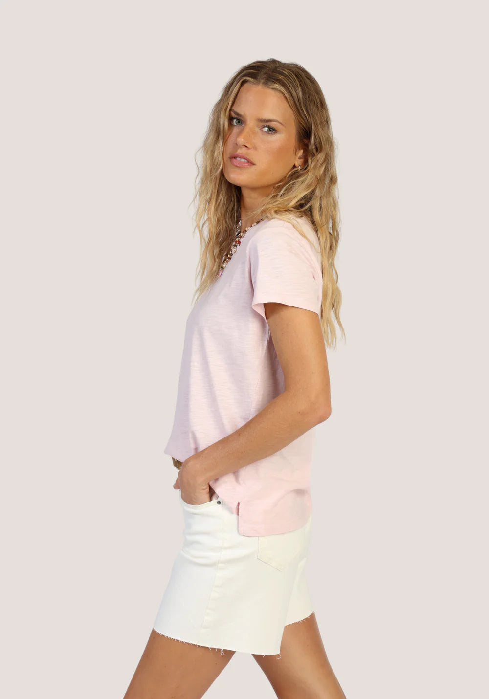 Dylan Womens Short Sleeve Modern Crew