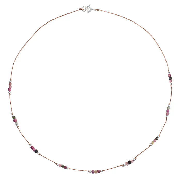 Bronwen Gemstone Trail Necklace