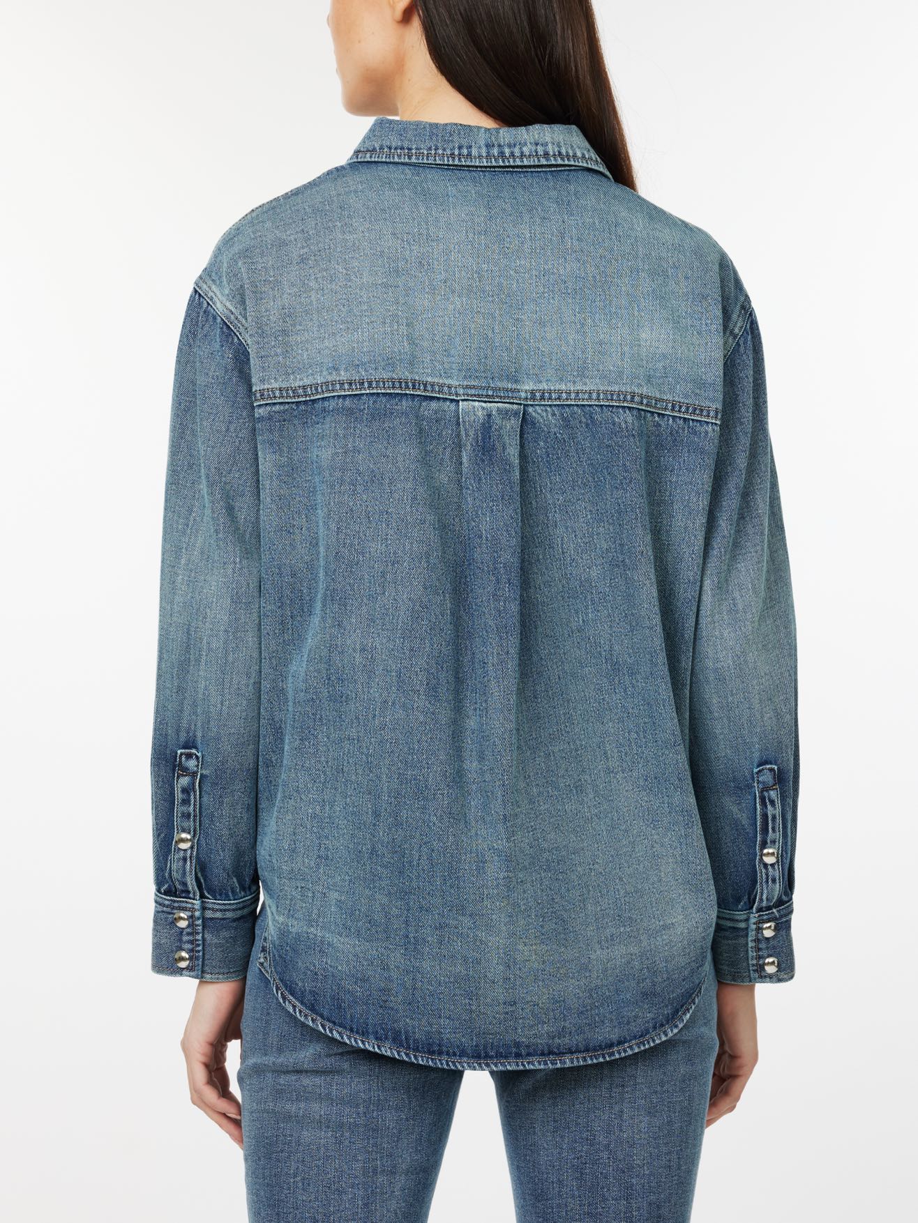 Habitual Womens Oversized Denim Shirt