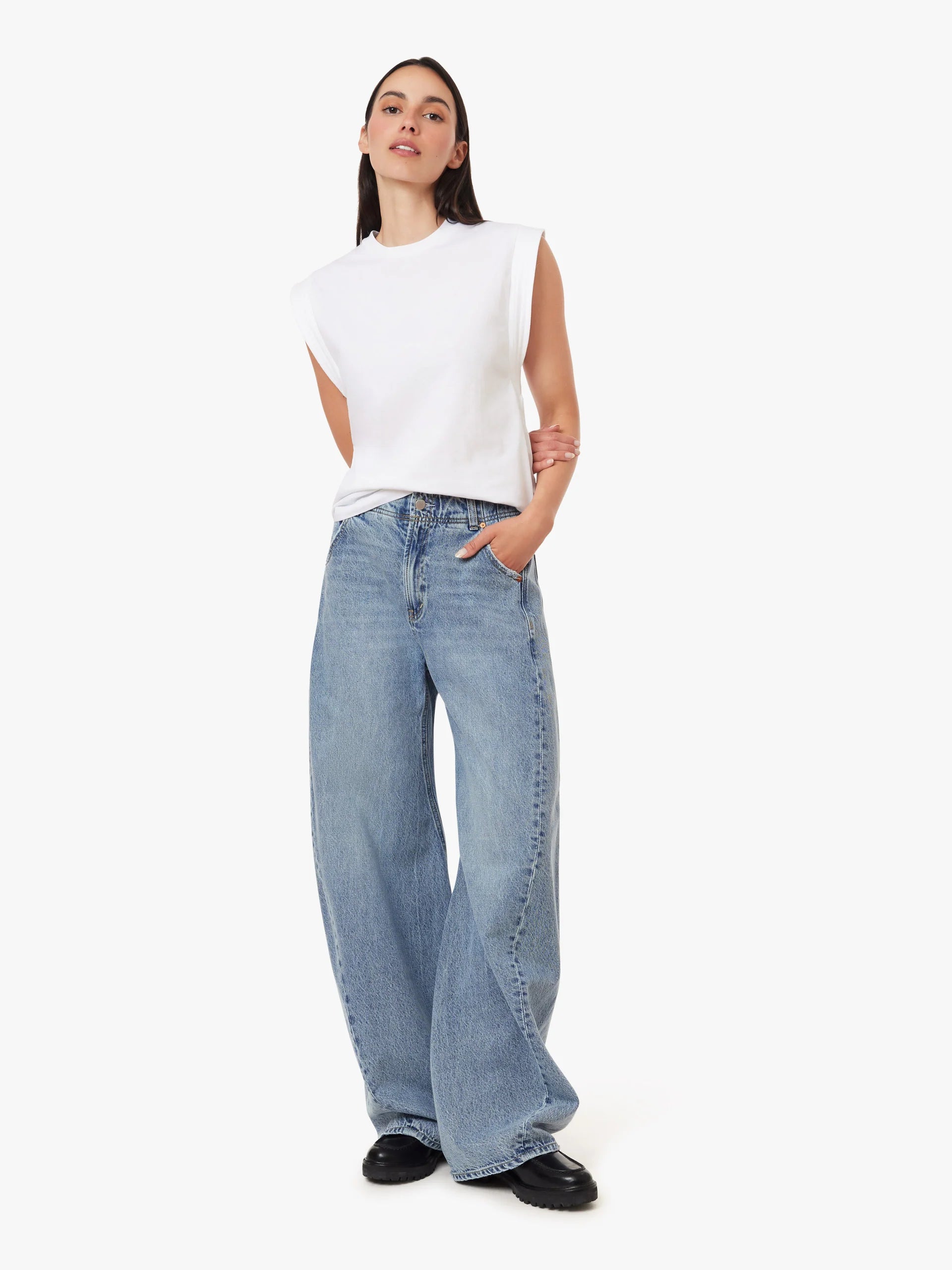 Habitual Womens Turner High Rise Balloon Jean