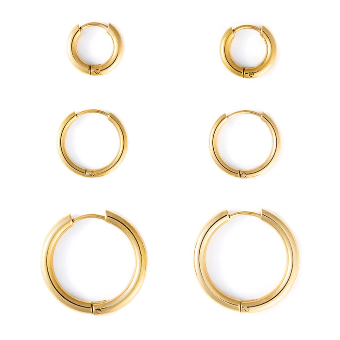 Bronwen Handy Huggie Hoops - Small