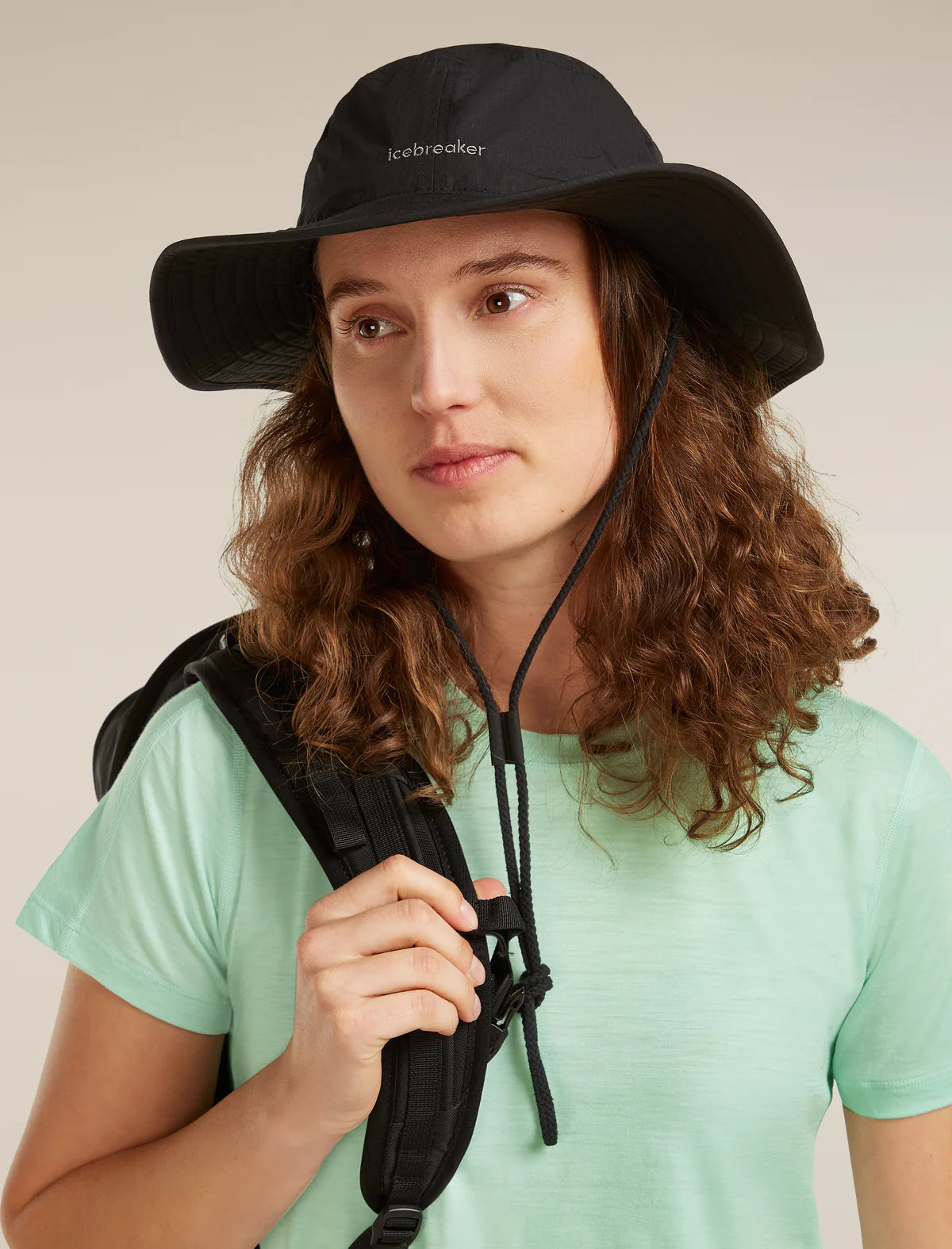 Icebreaker Unisex Shell+™ Cotton Windbreaker Wide-Brim Hat