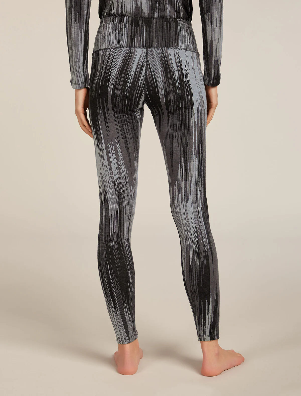 Icebreaker Womens Merino 260 Tech Vertex High Rise Thermal Leggings Peak