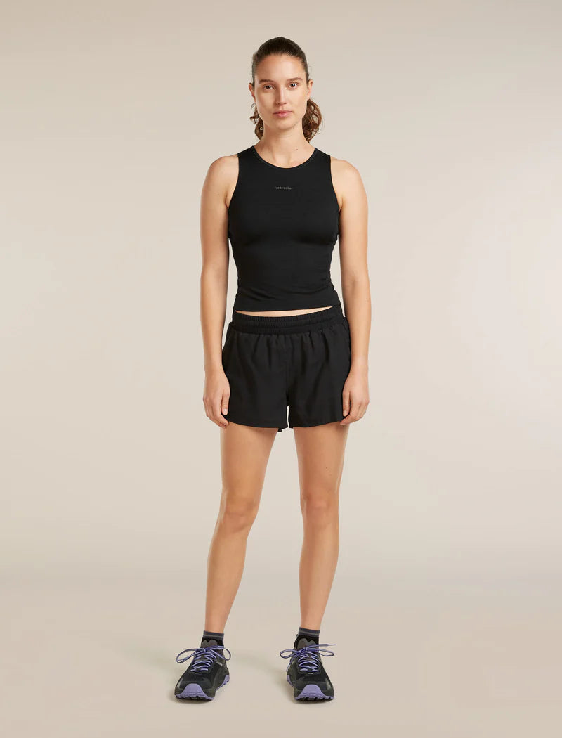 Icebreaker Womens Merino 150 Active Cropped Bra-Tank