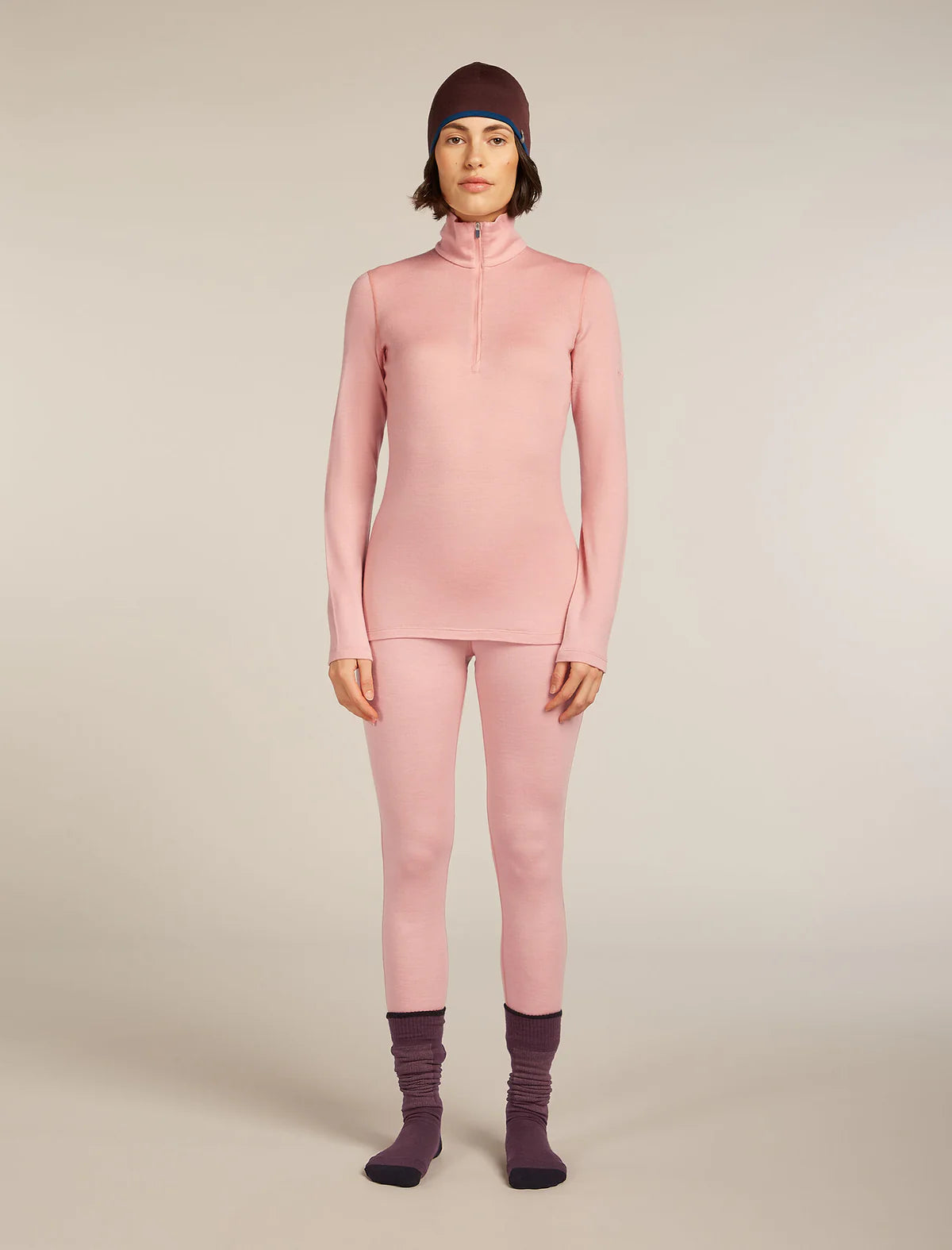 Icebreaker Womens Tech Long Sleeve Half Zip