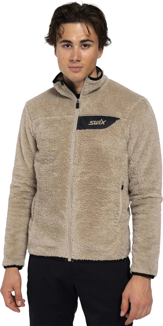 Swix Mens Infinity Pile Midlayer Full Zip