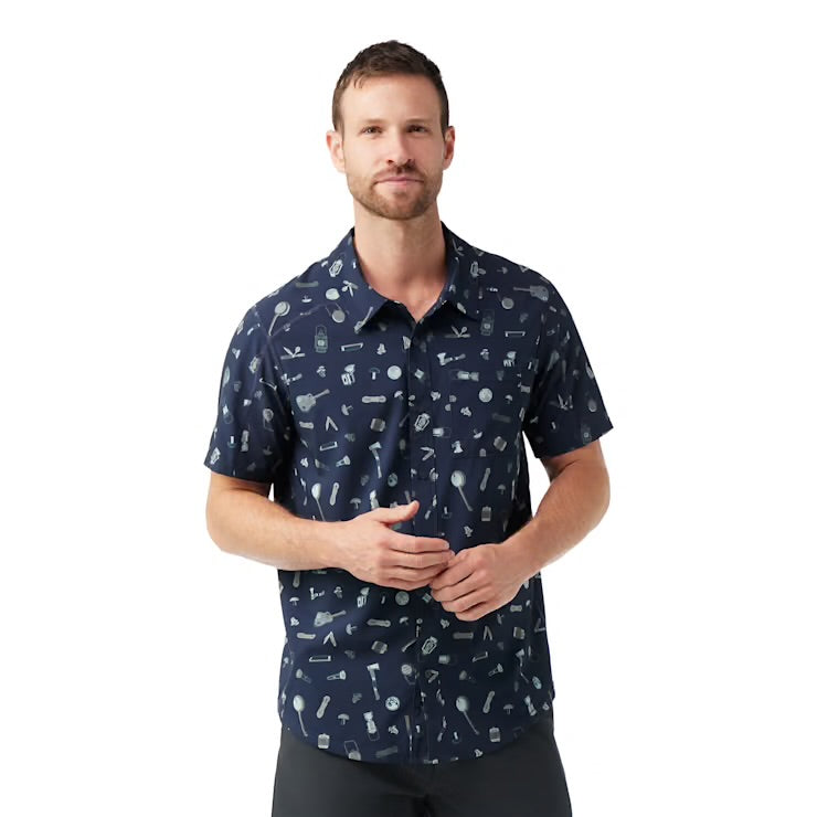 Smartwool Mens Evy Short Sleeve Button Down