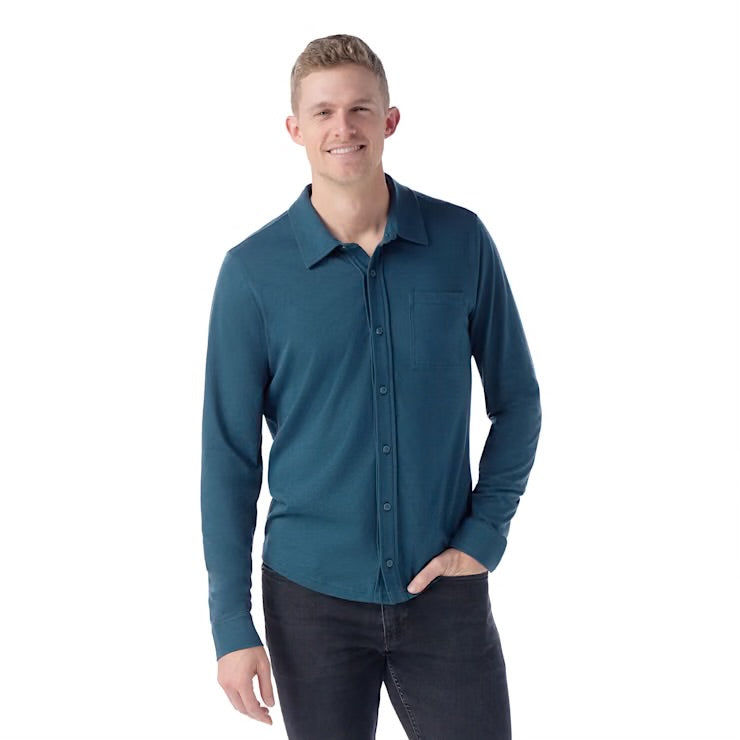 Smartwool Mens Long Sleeve Buttom UP