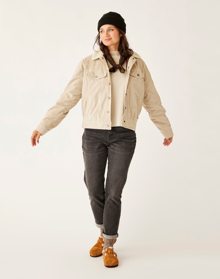 Carve Womens Rhea Buttercord Jacket