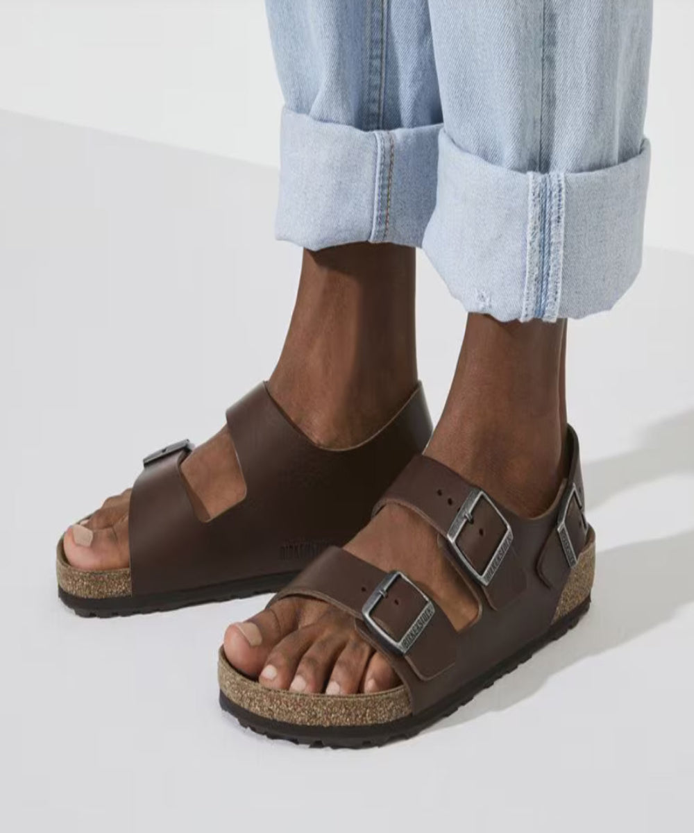 Birkenstock Mens Milano Leather