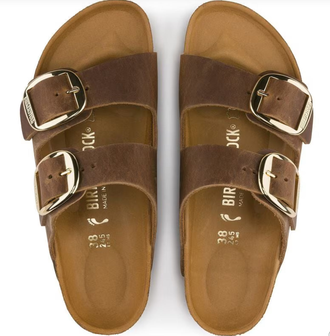 Birkenstock Womens Arizona Big Buckle Oiled Leather