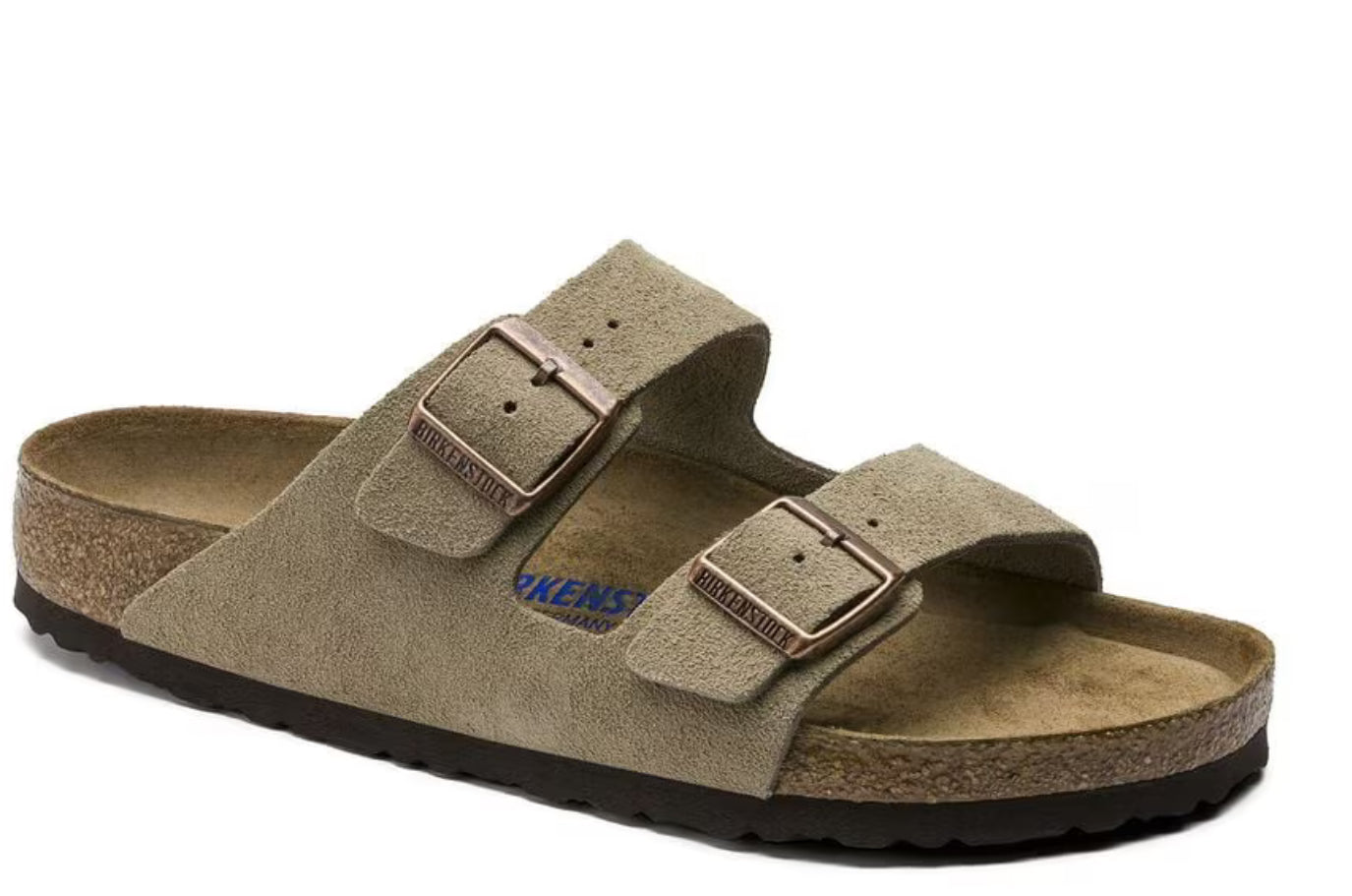 Birkenstock Womens Arizona Soft Footbed Suede Leather