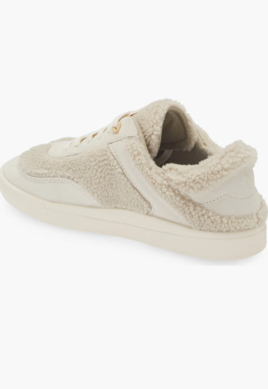 Olukai Womens Kilea Heu Genuine Shearling Sneaker