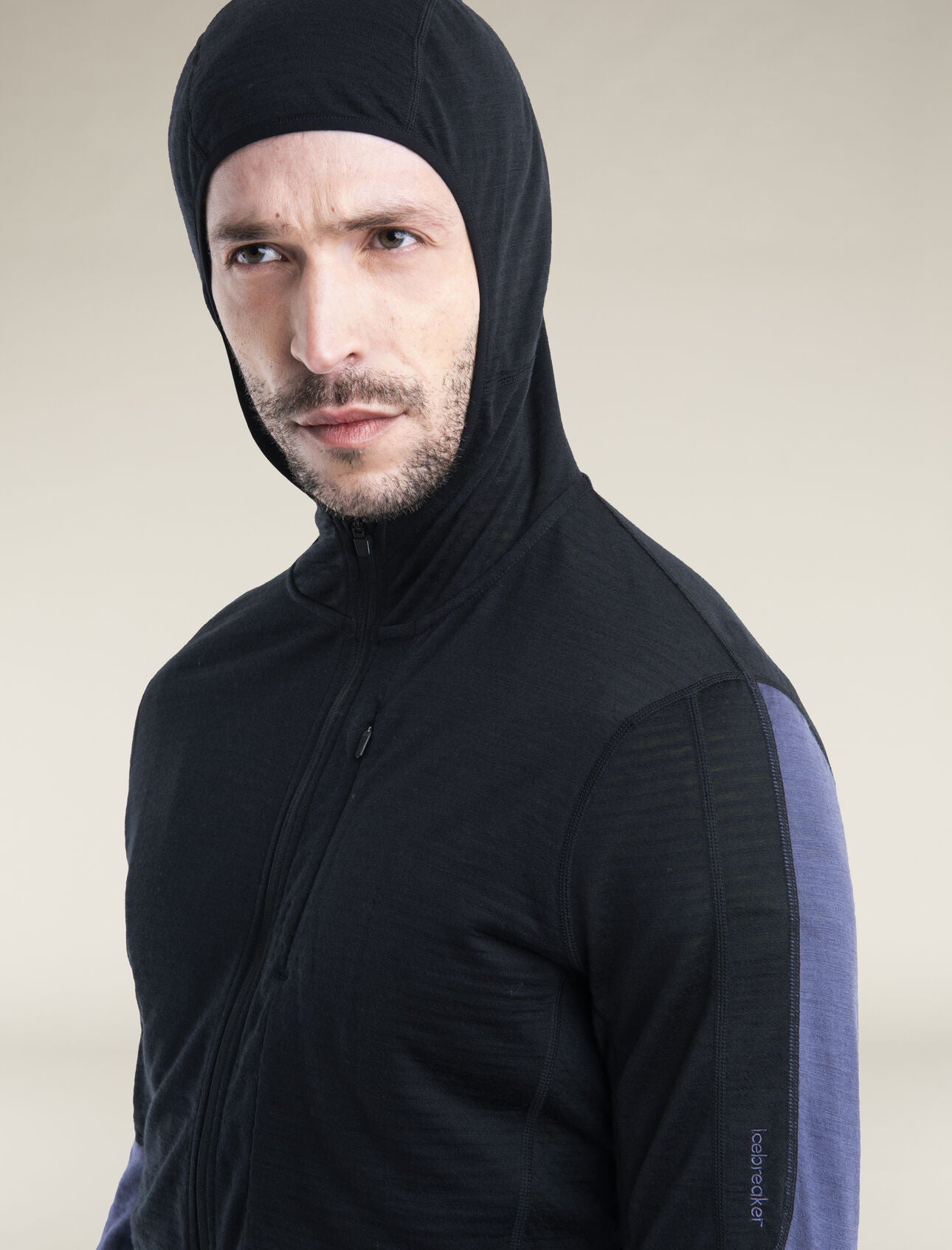 Icebreaker Men's Merino Realfleece™ Descender Long Sleeve Zip Hoodie