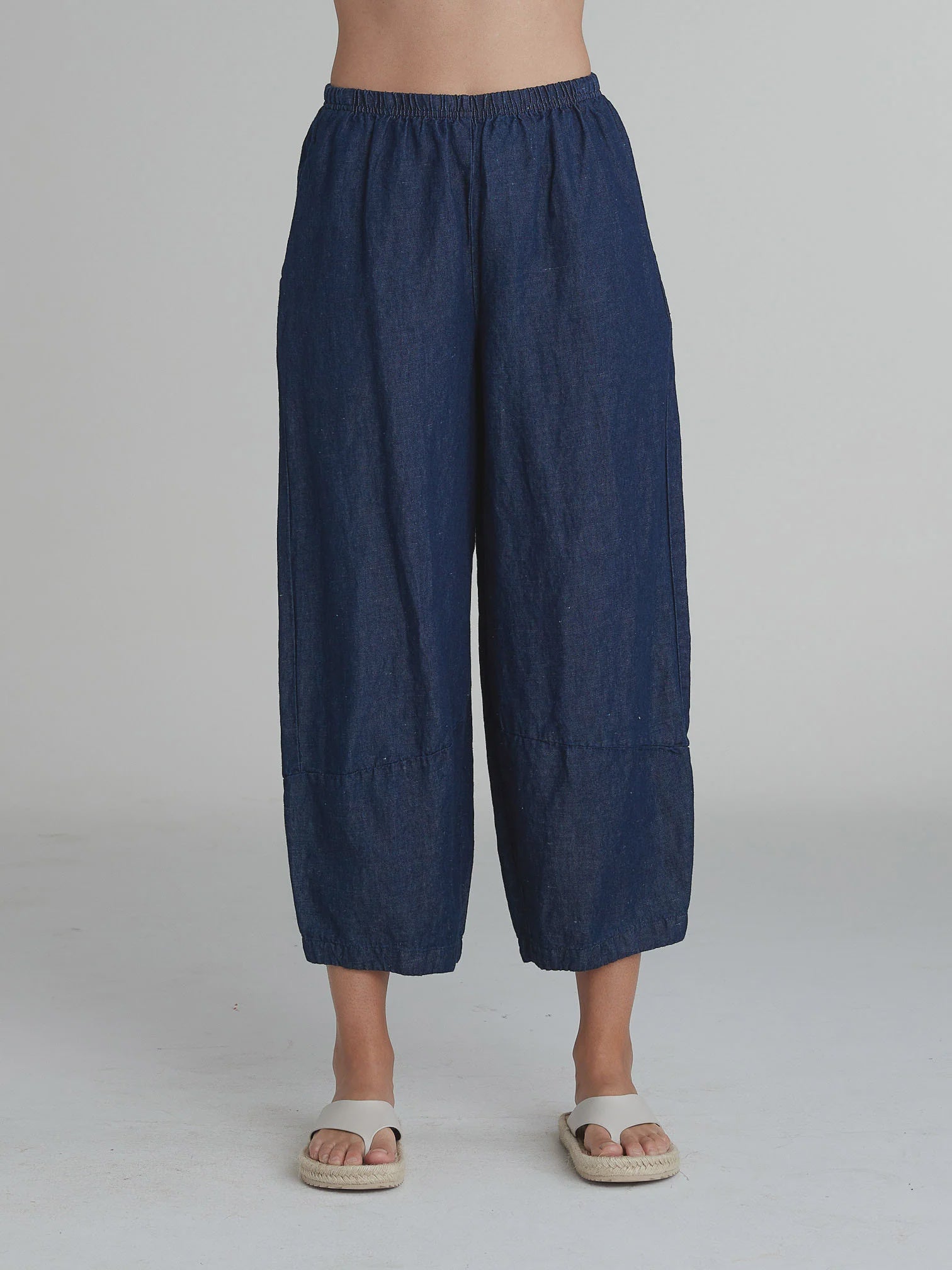 Cut Loose Womens Denim Laundered Lantern Pant