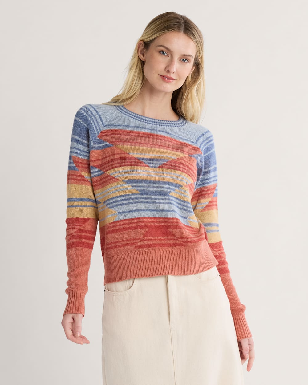 Pendleton Womens Raglan Cotton Sweater