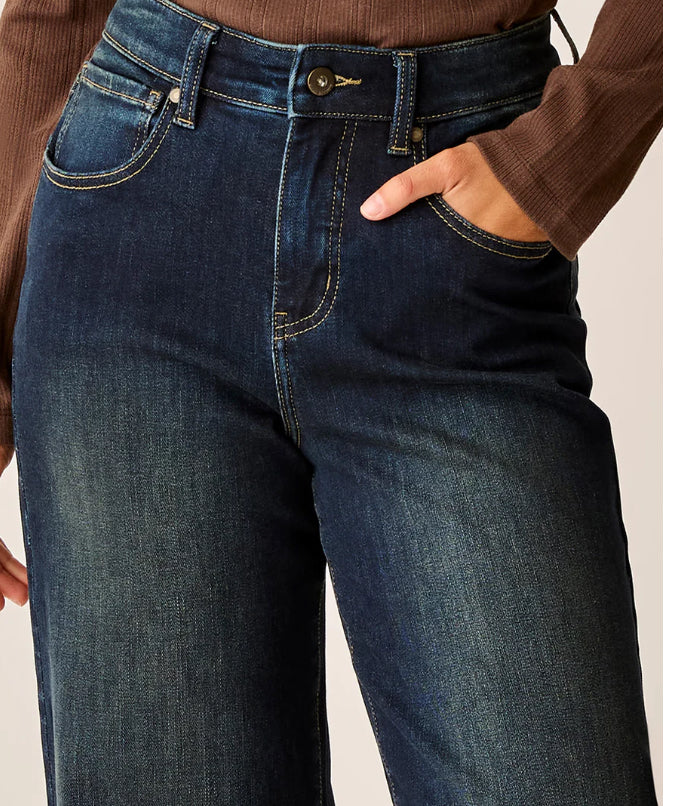 Carve Womens Audrey Wide Leg Denim