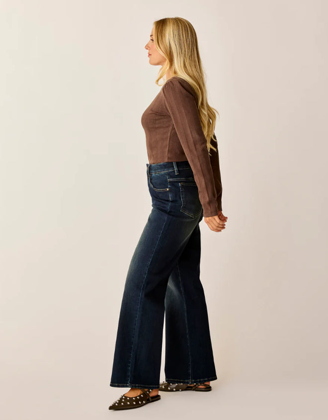 Carve Womens Audrey Wide Leg Denim