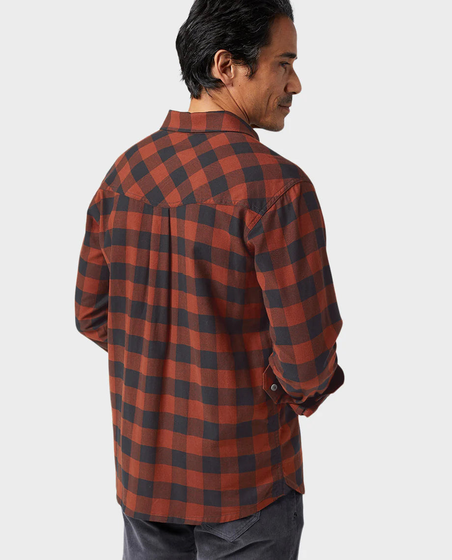 Stio Mens Miter Stretch Lightweight Flannel Shirt