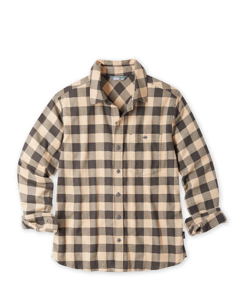 Stio Mens Miter Stretch Lightweight Flannel Shirt