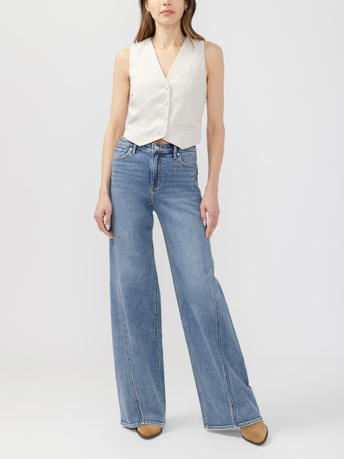 Silver Jeans Co. Womens Isibister Wide Leg Jeans