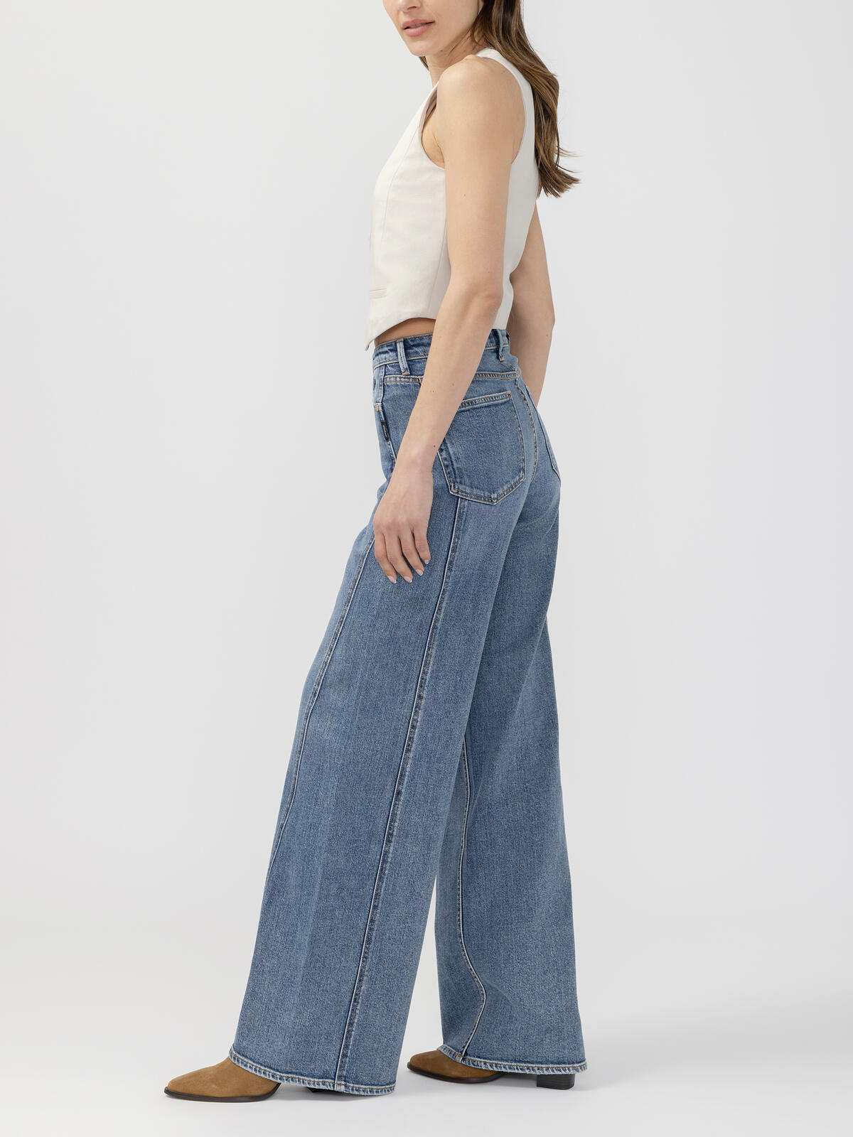 Silver Jeans Co. Womens Isibister Wide Leg Jeans