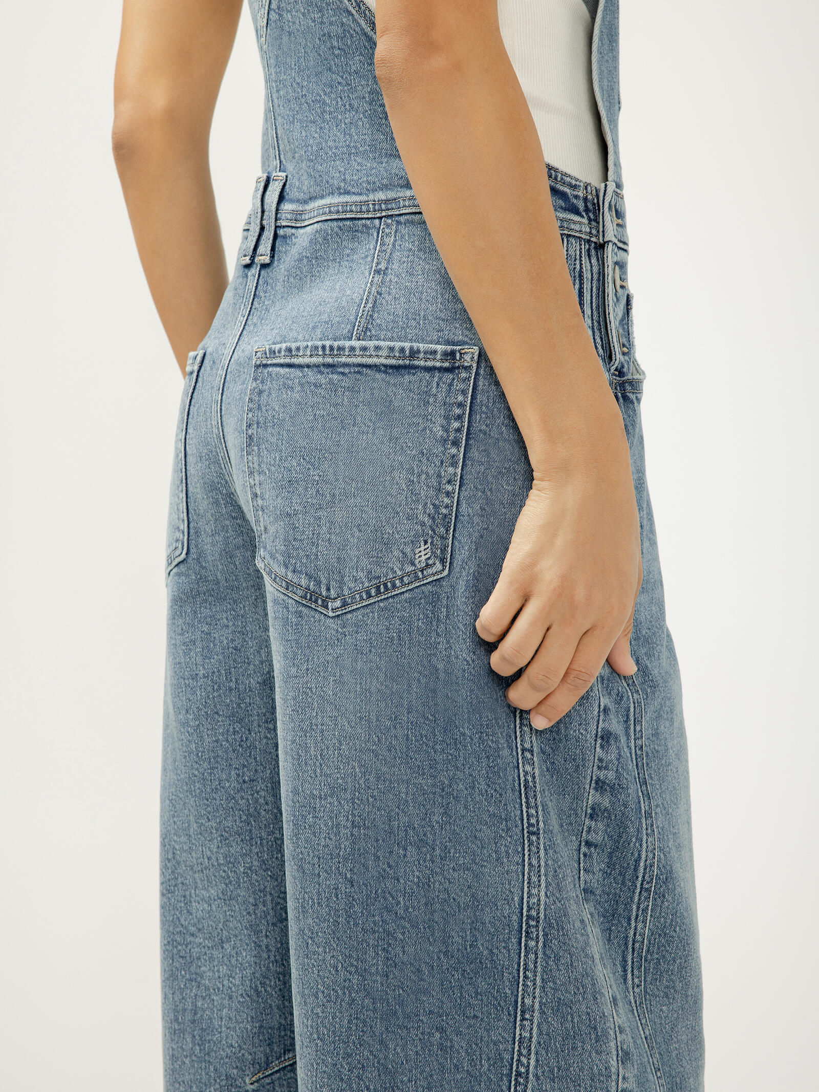 Silver Jeans Co. Womens Barrel Overall