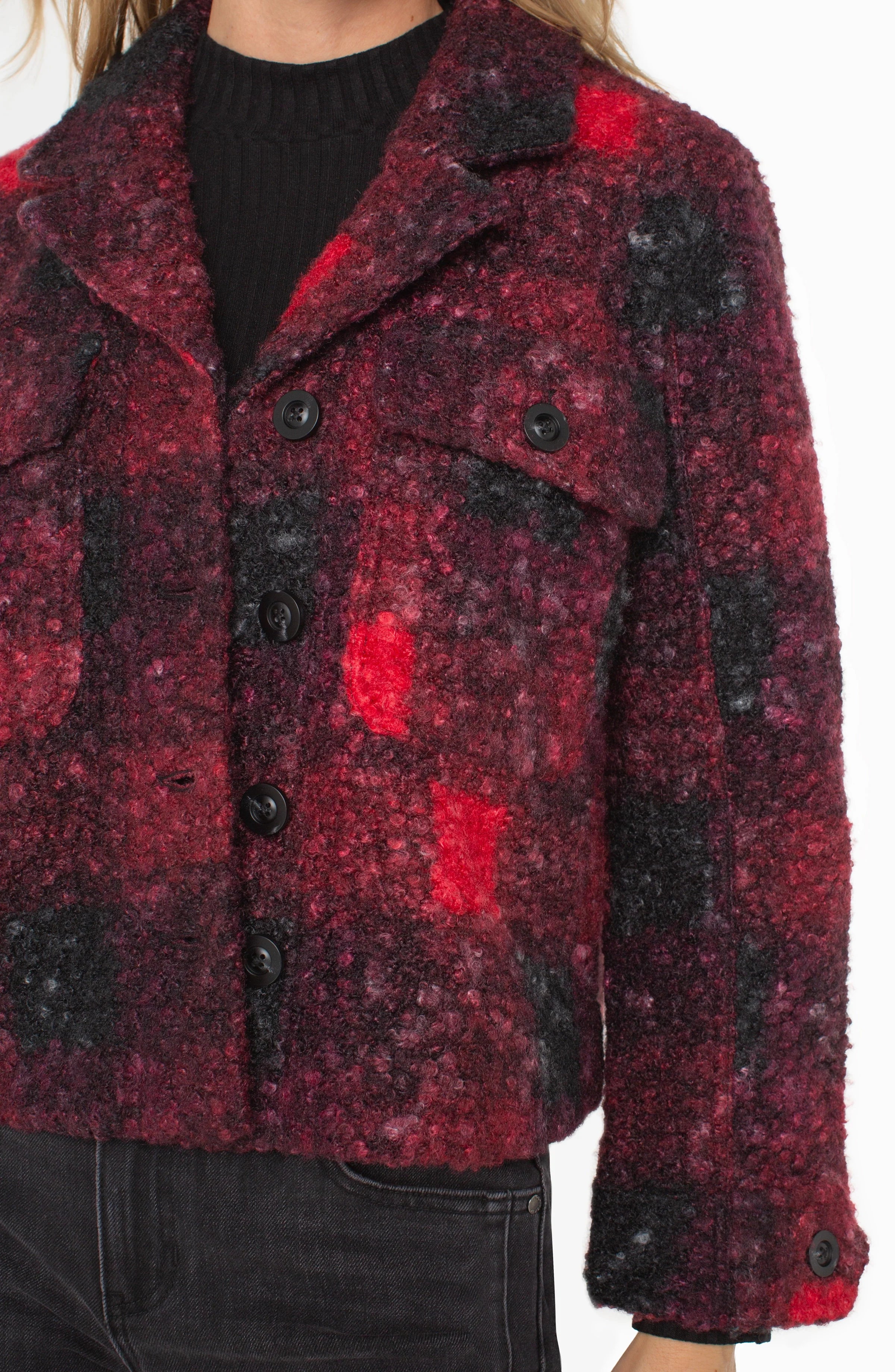 Liverpool Womens Button Front Boxy Shacket