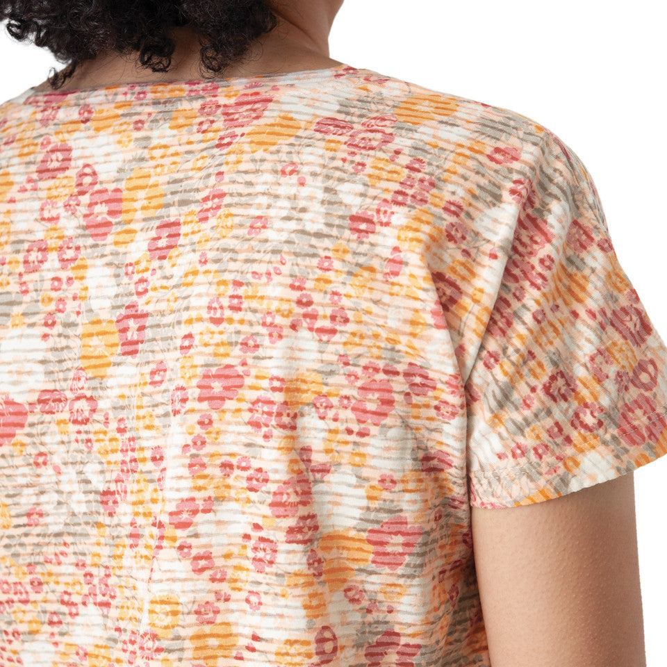 Aventura Womens Meadows Floral Burnout Tee