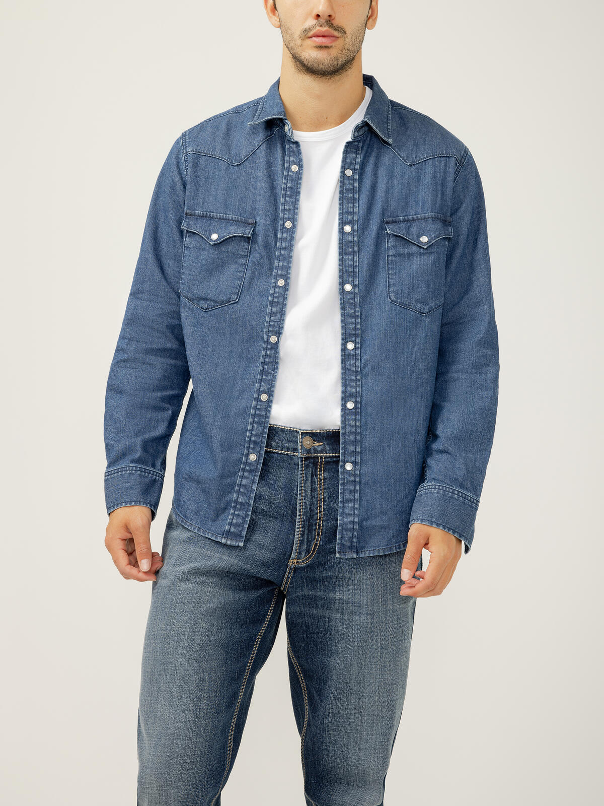 Silver Jeans Co. Mens Western Shirt