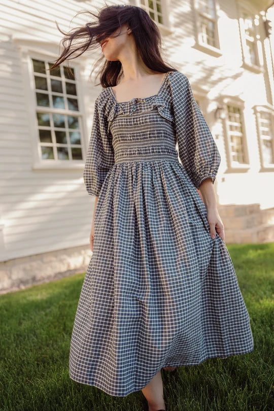 Ivy City Womens Mae 3/4 Sleeves Dress