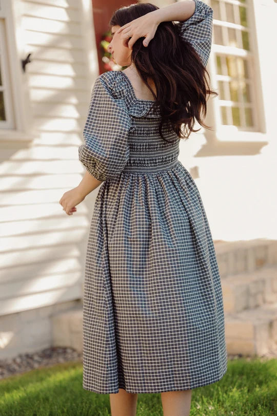 Ivy City Womens Mae 3/4 Sleeves Dress