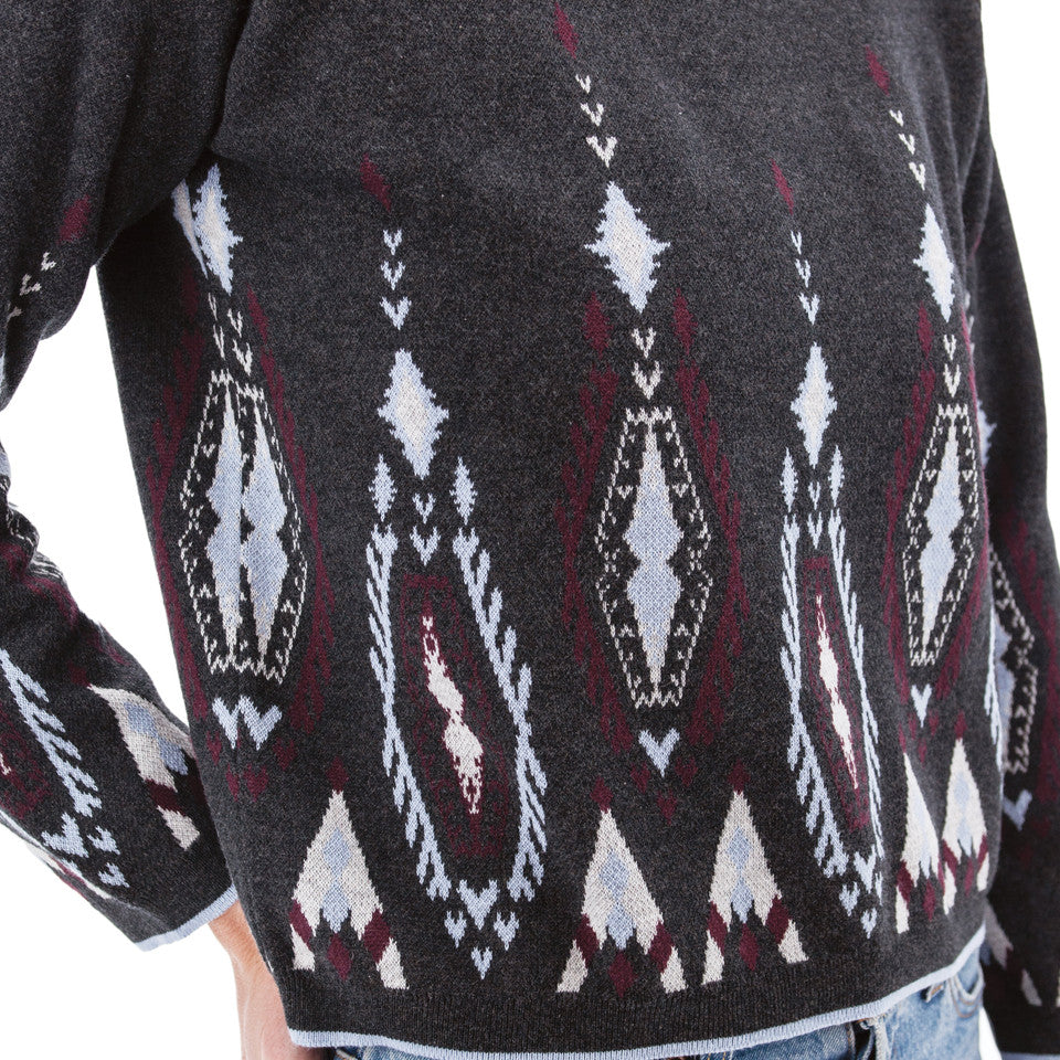 Old Ranch Womens Diamond Sweater