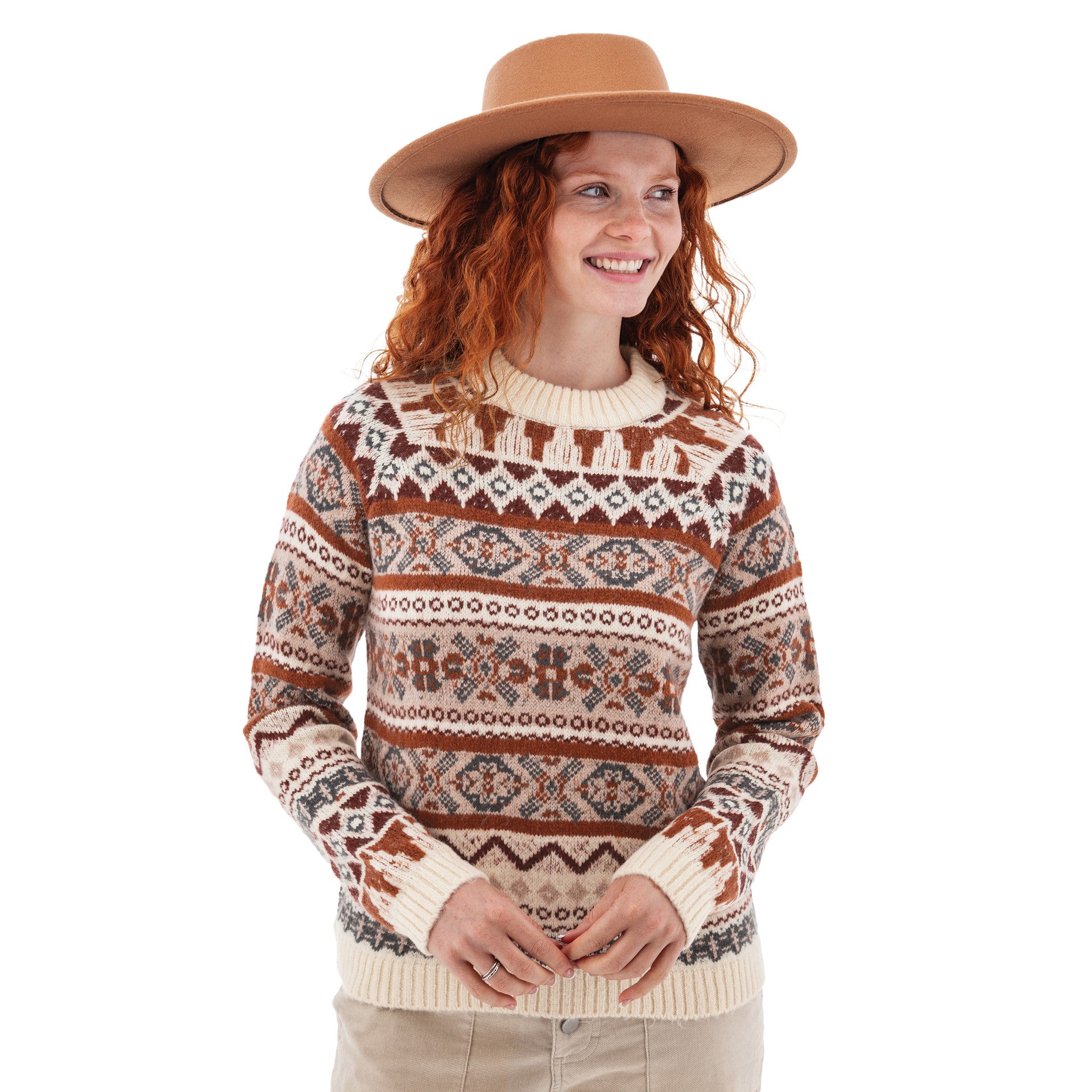 Aventura Womens Nordic Fairisle Sweater