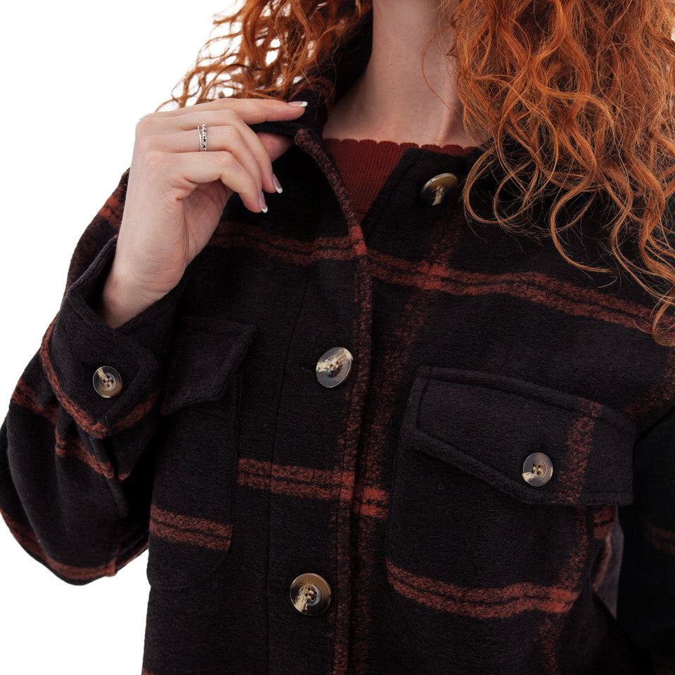Aventura Womens North Wind Plaid Coat