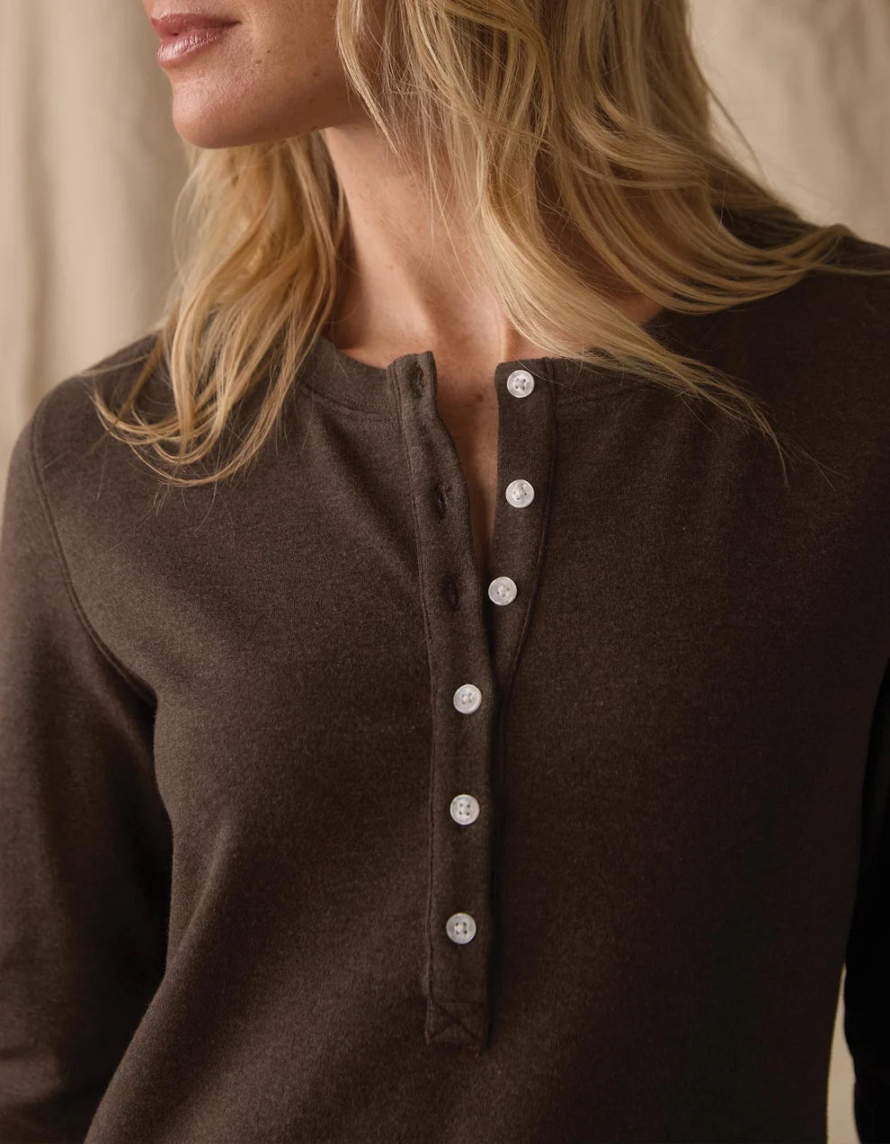 The Normal Brand Womens Puremeso Henley