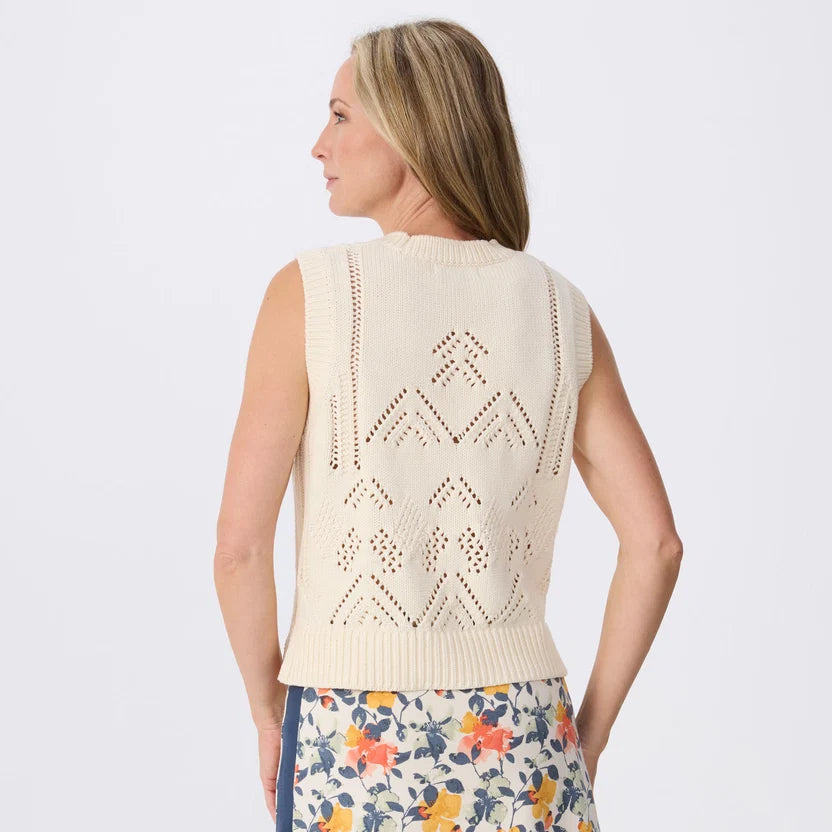 Krimson Klover Womens Camille Sleevless Pointelle