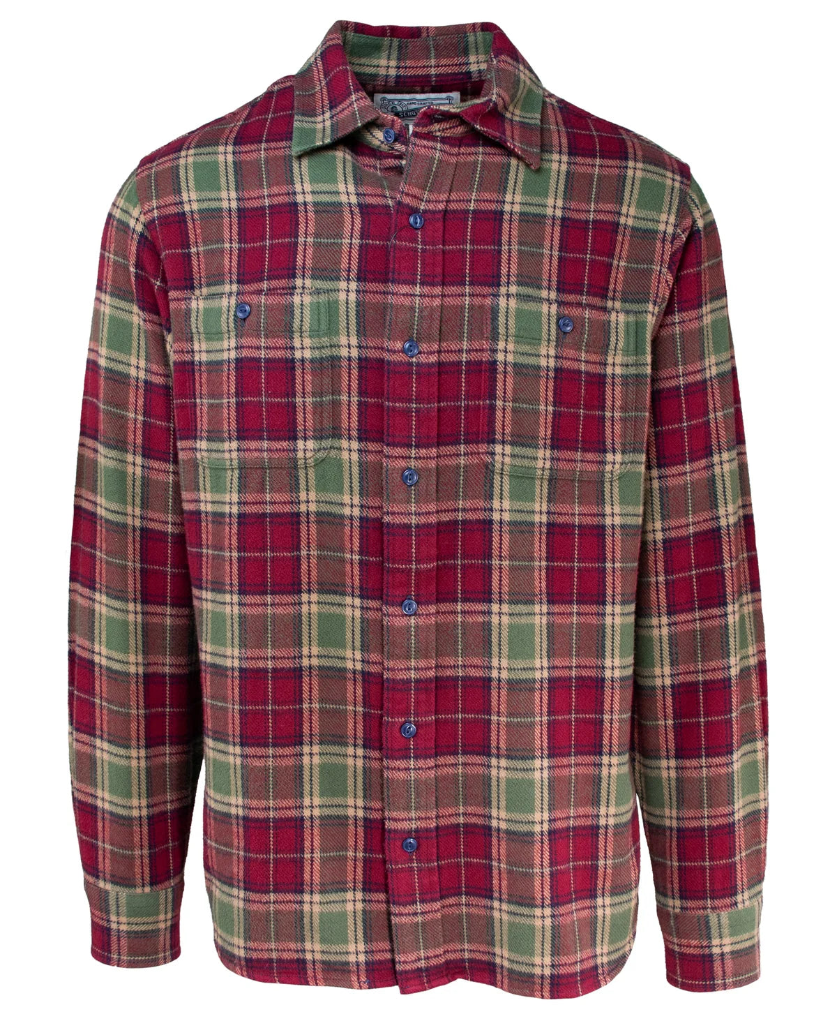Schott Mens Plaid Cotton Shirt