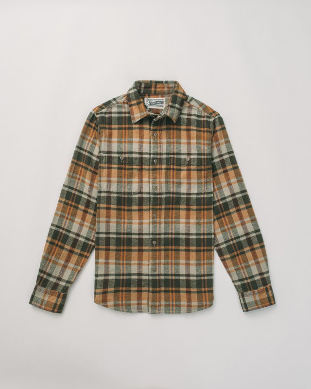 Schott Mens Plaid Cotton Button Up 2535