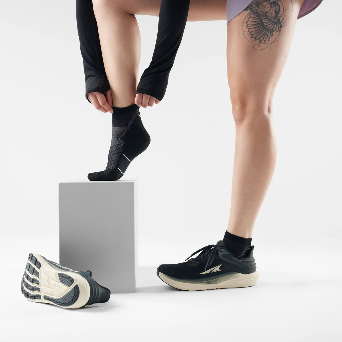 Smartwool Womans Targeted Cushion Run Ankle Socks
