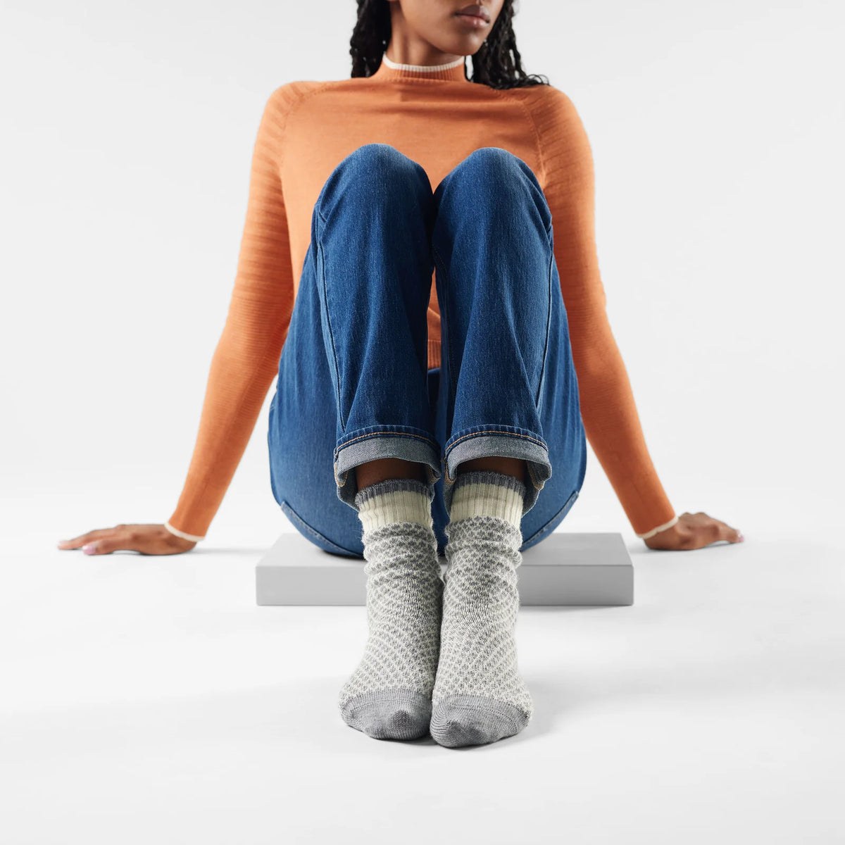 Smartwool Everyday Cozy Popcorn Polka Dot Crew Socks