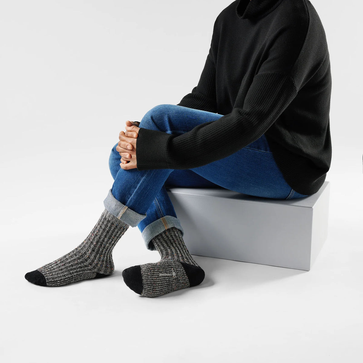 Smartwool Womens Everyday Cozy Waffle Press Crew Socks