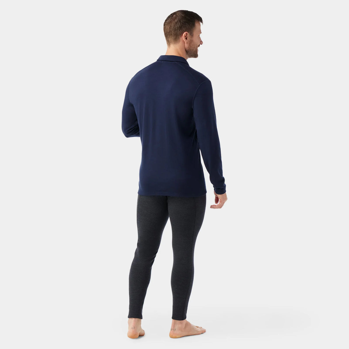 Smartwool Mens Classic Thermal Merino Base Layer 1/4 Zip