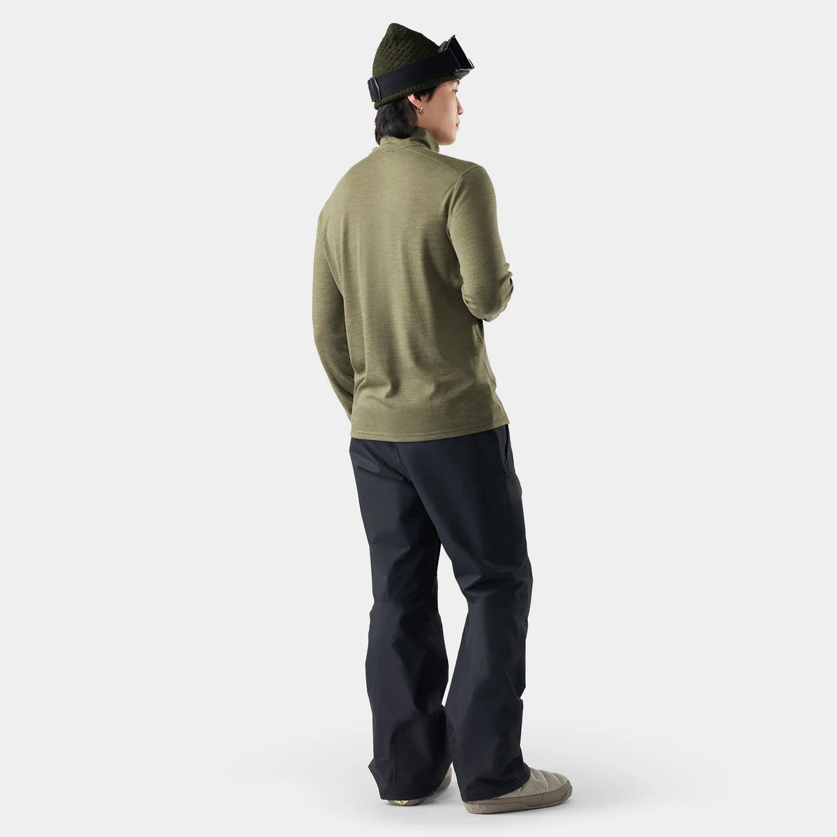 Smartwool Mens Classic Thermal Merino Base Layer 1/4 Zip