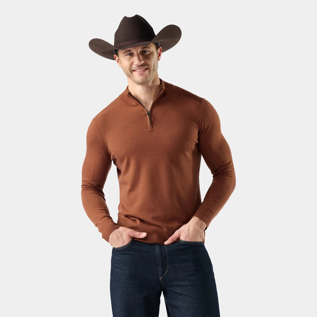 Smartwool Mens Sparwood 1/4 Zip Sweater