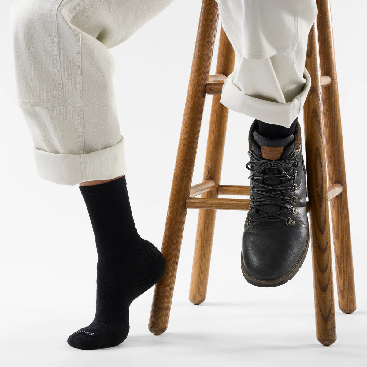 Smartwool Everyday Solid Rib Crew Socks
