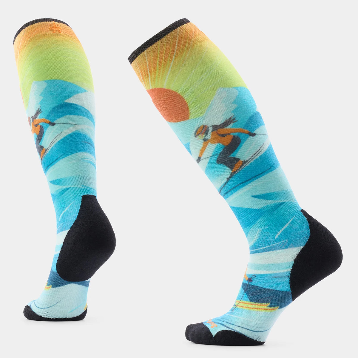 Smartwool Womens Ski steep Days Print Over the Calf Socks