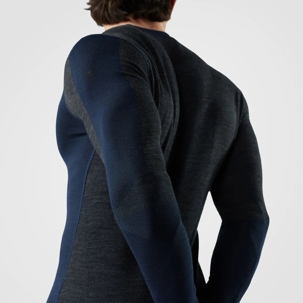 Smartwool Mens Intraknit Thermal Merino Base Layer Colorblock Crew