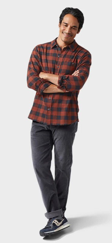 Stio Mens Miter Stretch Lightweight Flannel Shirt