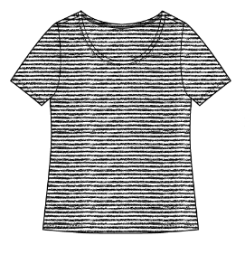 Habitat Womens Pasadena Knit Stripe Tee
